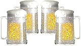 Easicozi Double Wall Gel Frosty Freezer Ice Mugs