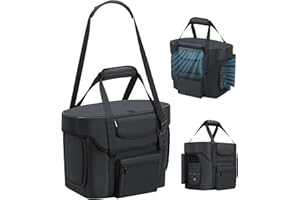 CXINESBAG Power Station Bag Compatible with ECOFLOW DELTA 2,Portable Power Station Case with Buckle and Shoulder Strap|Travel Carrying Case for power station,Camping Essentials,Carrying Case Bag and Storage Bag