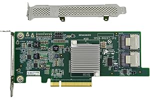 KCMconmey LSI 9207-8i Controller HBA Card, LSI 2308 SATA SAS Host Bus Adapter. 2 * SFF-8087 Internal 6Gbps, PCI-e 3.0 x8. IT 