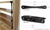 Decorex Hardware Louver Kit Stainless Steel Black for Blinds Shutters 11 Boards view 6