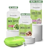 NaturalSlim Candida Cleanse Support Supplements Bundle – Candiseptic Kit with Nutritional & Digestive Support Capsules – Wellness System Formulated by Frank Suárez (2 Pack)