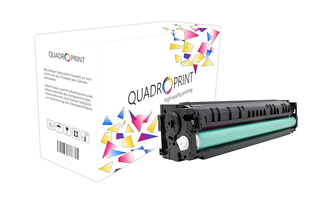 QUADROPRINT Toner ersetzt HP CF403X 201X Magenta, ca. 2.300 Seiten, für HP Color Laserjet Pro M 250 252 270 274, Color Laserj
