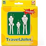 TravelJohn Disposable Vomit/Urine Bag for Children and Adults 5 Pack