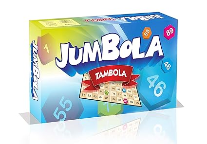 JUMBOLA Tambola Premium Quality Tambola Game Set with Jumbo Size Number Tokens and 600 Exclusive Quality Tickets for Ladies Kitty Party & Family (Tambola Game)