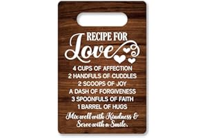 Krollma Kitchen Wall Decor, Kitchen Art Wall Decor, Kitchen Sign Wall Decor, Kitchen Decor Wall Art, Recipe For Love, Kitchen Decor and Accessories 8x10 Inches