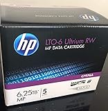 5 Pack HP C7976A LTO6 Data Tape 6.25TB