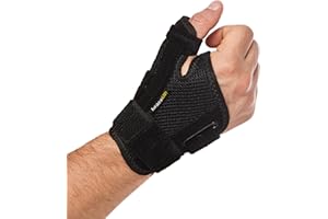 BraceUP Thumb Splint Brace Right Left Hand - Spica Splint, CMC Thumb Brace with Thumb Support, for Arthritis, Tendonitis, Car