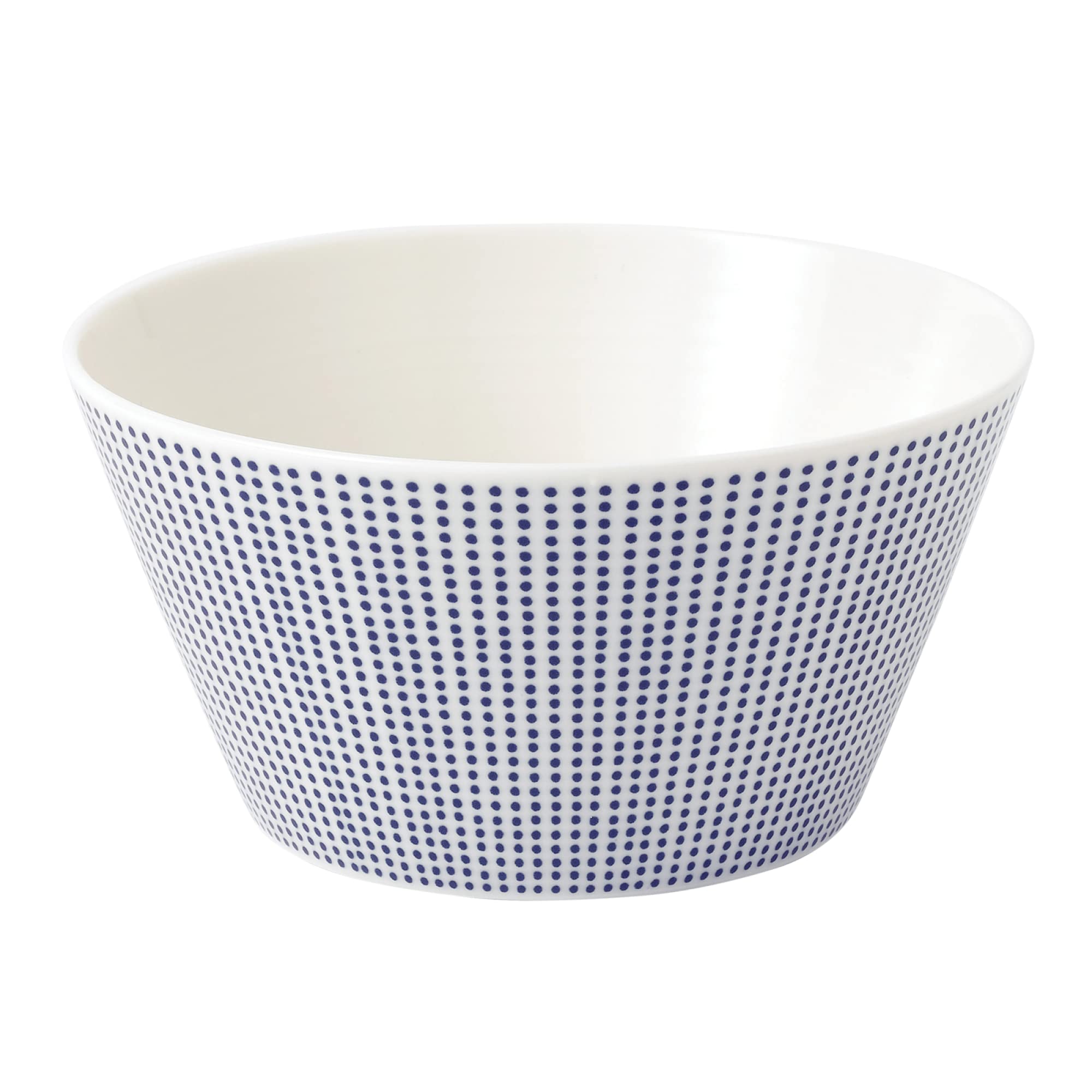 Royal Doulton Bowl - Pacific Blue Collection Dots Cereal Bowl - Porcelain Tableware - Perfect for Cereal, Breakfast, Yoghurt and Fruit - 15cm