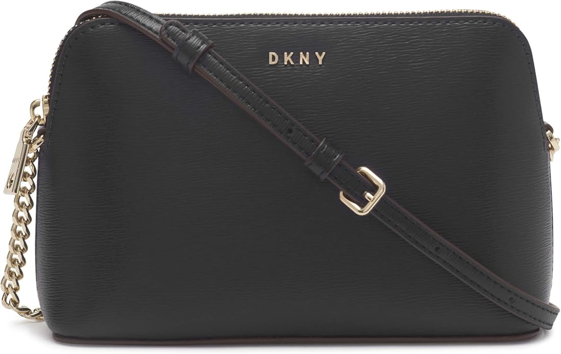 DKNY Women's Bryant Dome Crossbody, Black/Gold, One Size Amazon.co.uk