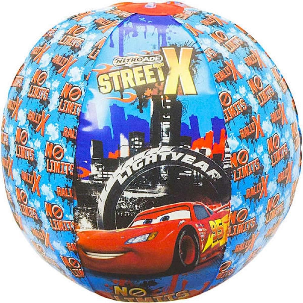 Cars 13" Inflatable Beach Ball with Lightning McQueen Toys