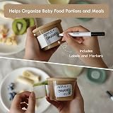 Moonkie Silicone Baby Food Storage Containers 10 Pack 120ml 240ml view 6