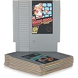 Paladone Nintendo NES Cartridge Retro Drink Coasters for Game Lovers - Super Mario Bros Accessories