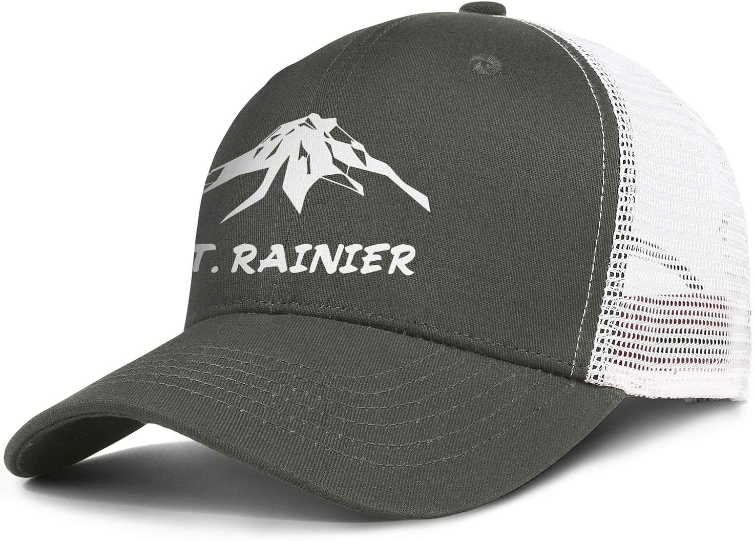 Men's Mount Rainier National Park White Baseball Hats Low Profile Hat