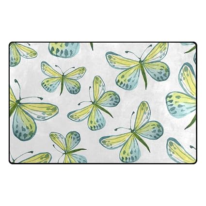 Amazoncom S Husky Entrance Door Mat Cute Butterfly