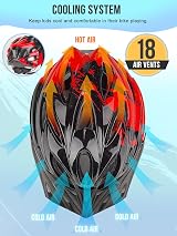 Moplasz Kids Bike Helmet Adjustable 50-59cm Age 3-15 Multi-Sport Safety view 6