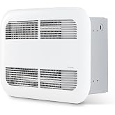 Stelpro Ceiling Fan Heater, 500W / 120V &ndash; Discreet Recessed Electric Heater with Nichrome Element - Ceiling-Mounted Sleek Model &ndash; Silent Comfort, Instant Heat (ASK0501W) &ndash; White