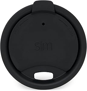 Simple Modern Tumbler, Water Bottle Lid Replacement Fits Insulated Classic, Journey and Scout Coffee Travel Mugs, Twist, Midnight Black