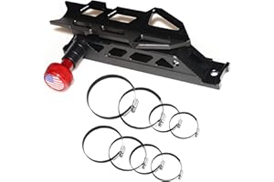 Bestaoo Adjustable Roll Bar Fire Extinguisher Mount Holder for Jeep Wrangler TJ JK JKU JL UTV Polaris RZR Ranger Camper Van, Aluminum, Quick Release, Upgrade