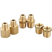 Raccord De Tuyau En Laiton, Adaptateur, G3 / 8 Mâle X G1 / 2 Femelle, 3