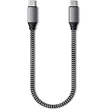 Satechi USB-C to USB-C Charging Cable – 10 inches/ 25 cm – for M2/ M1 MacBook Pro/Air, M2/ M1 iPad Pro/Air, M2 Mac Mini, iMac