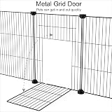 HOMIDEC Rabbit Run Double Puppy Pen 29 Panels DIY Encrypted Wire Mesh view 7