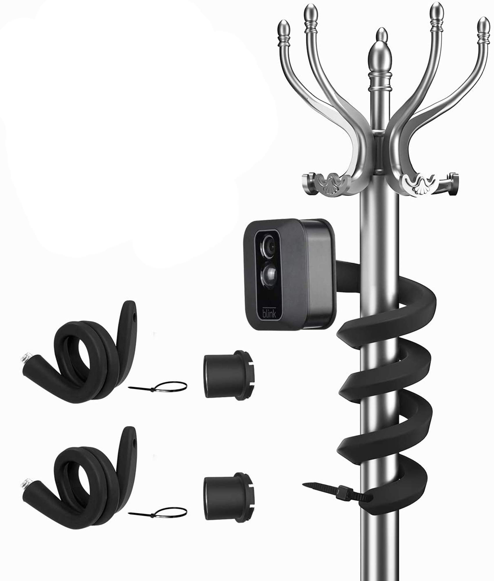 【Upgraded version】HOLACA Flexible Twist Mount for All-New Blink Outdoor Indoor Camera Blink XT2 Blink Mini and Blink Indoor and Outdoor Camera (2Pack)