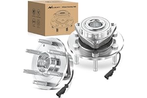 Nilight Wheel Bearing and Hubs Assembly Set for Chevy GMC Silverado Suburban Sierra Yukon XL 1500 Tahoe Avalanche Cadillac Escalade ESV EXT 2007 2008 2009 2010 2011 2012 2013 with 6-Lug, OEM 515096