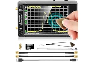 CAMII TinySA Ultra Spectrum Analyzer 100kHz-5.3GHz, V0.4.5.1 Handheld Tiny Frequency Analyzer with 4.0 Inch Touch Screen, 32GB SD Card & 3000mAh Rechargeable Battery, 2-in-1 Signal Generator