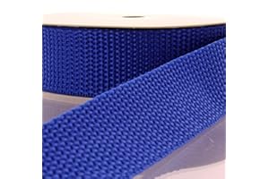 HAIRBOW CENTER LLC HBC | 1 Inch Polypropylene Webbing - Royal Blue 5 Yards