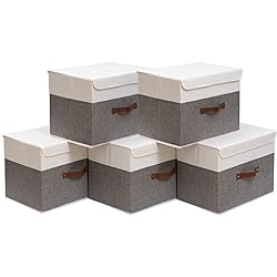 OUTBROS Foldable Storage Boxes with Lids,Large
