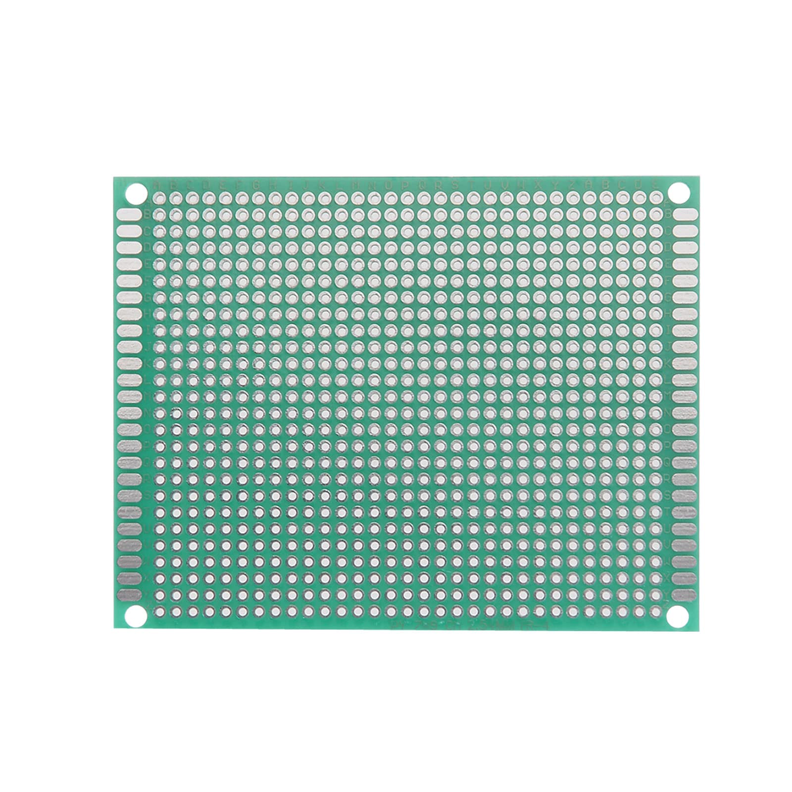 YOKIVE 2 Pcs Single Sided Universal Printed Circuit Boards, FR-4 PCB Tinned Board, Good for DIY Soldering Electronic Projects (Green, 70x90mm)