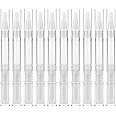 10 Pieces 3ml Transparent Twist Pens, Cuticle Oil Pen Empty Nail Oil Pen with Brush Tip Cosmetic Lip Gloss Container Applicat