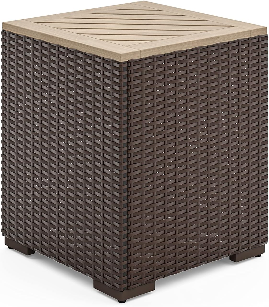 homestyles 6800-20 End Table, Brown : Garden & Outdoor