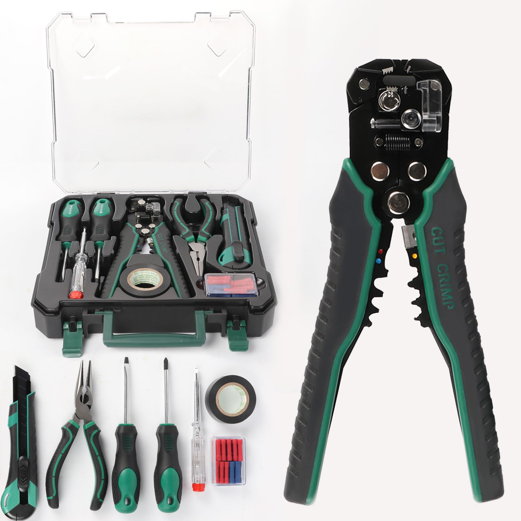 Electrician Tools Kit Set for Men and Women, 8-in-1