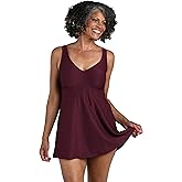 Maxine of Hollywood Womens Spa Swim Dress One Piece Swimsuit