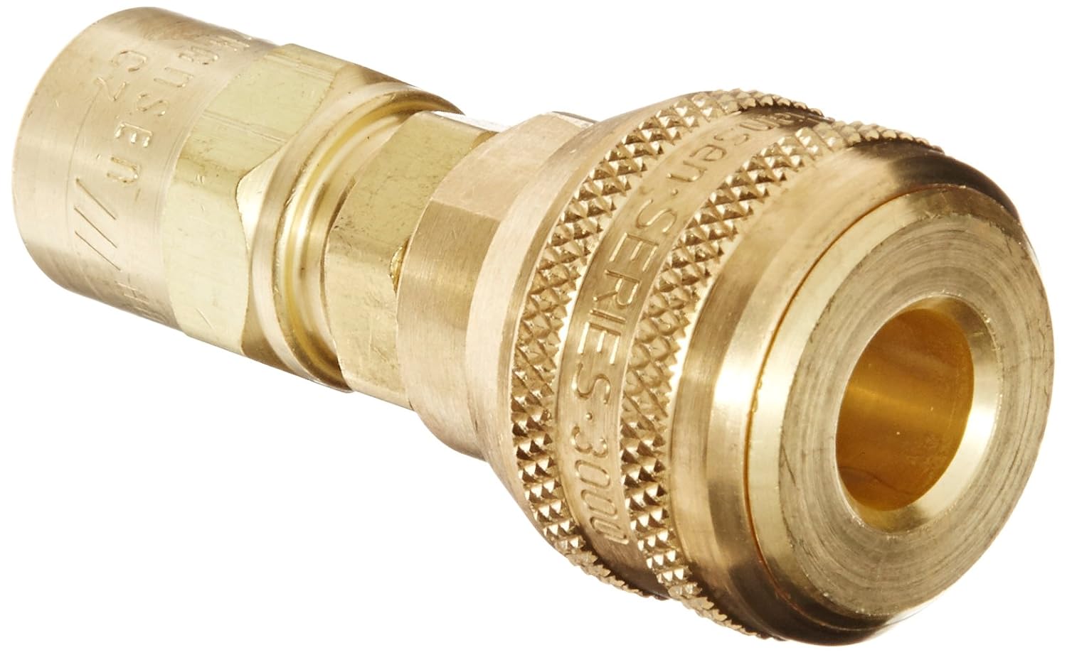 Eaton Hansen 3SC7 Brass ISOB Interchange Pin Lock Pneumatic Fitting