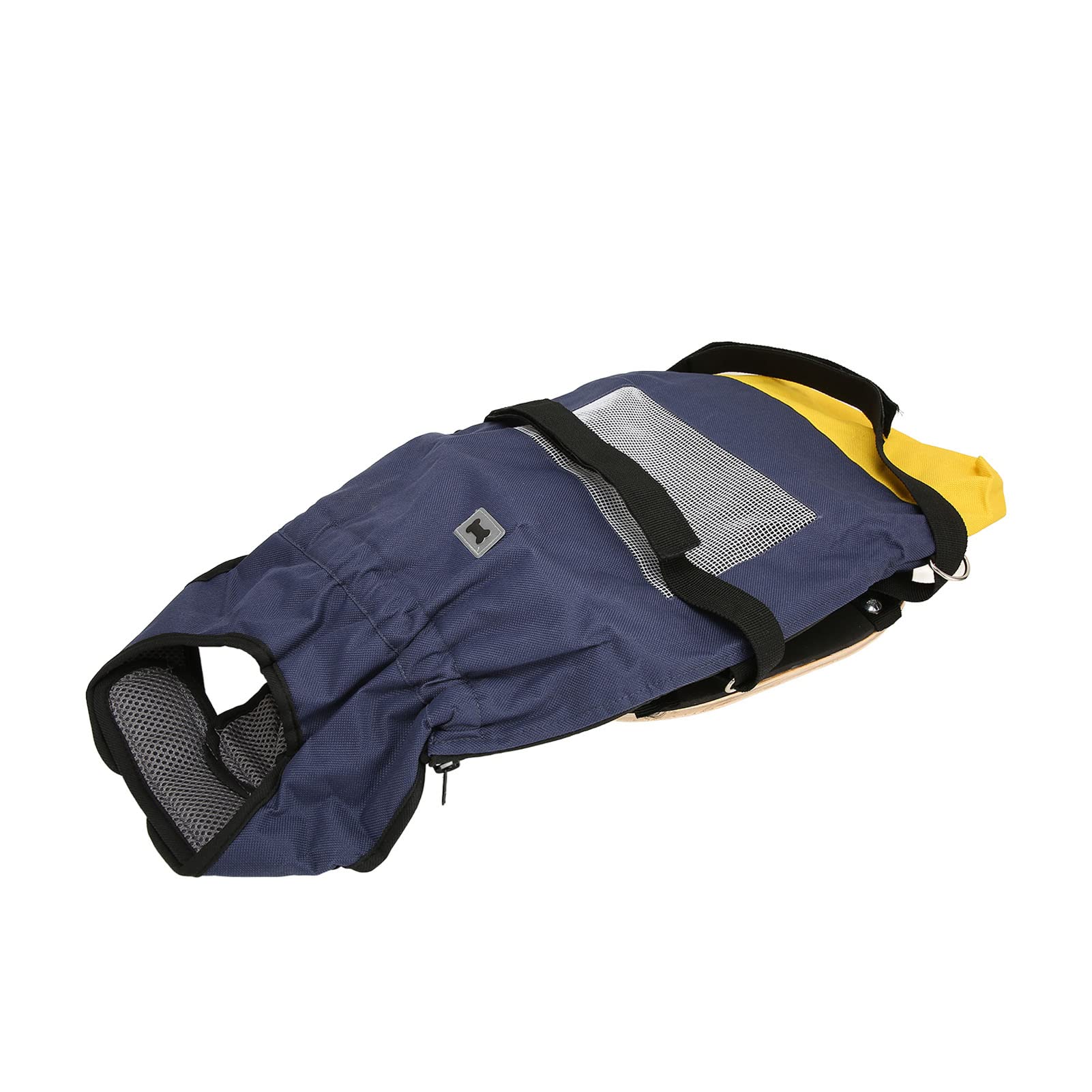 Qcwwy Dog Drag Bag,Oxford Cloth Dog Cat Back Legs Wheelchair Indoor Dog Wheelchair Alternative Disabled Dog Cat Assist Scooter Paralyzed Pet Drag Bag On Casters (L(Suitable for 6.5?9kg/14.3?19.8lb))
