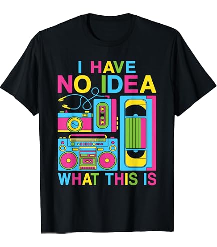 Amazon.com: 80s 90s Vintage Graphic Tees Novelty T-Shirts & Cool