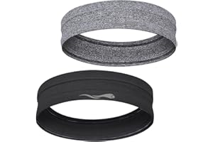 Headbands Sweatbands for Women Men│Super Absorbent Sports Headband │ Nonslip Stretchy Sweat Bands Headbands │Soft Workout Hea