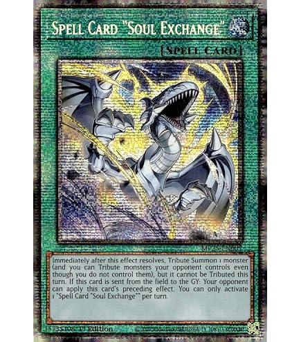 spell card soul exchange yugioh Amazon.com: Spell Card Soul Exchange - INFO-EN100 - Super Rare
