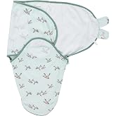 LollyBanks Newborn Swaddle,100% Organic Cotton Baby Swaddle for Newborn | Soft ,Quiet Fastener Swaddle for Infant 0-3 Months ,New-Parent-Friendly Sleep Sack, Reduce Startle Reflex