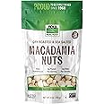 NOW Foods, Macadamia Nuts, Dry Roasted with Sea Salt, Source of Fiber, Gluten-Free and Certified Non-GMO, 9-Ounce (Packaging 