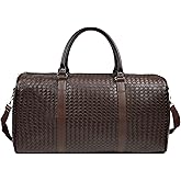 27L SmallTravel Duffle Bag Weekender Bags for Women and Men with Shoe Compartment Foldable Waterproof Toiletry Bag Hospital Bags for Labor and Delivery Gym Bag (Coffee color)