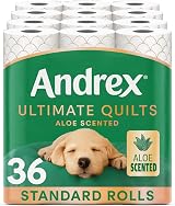 Andrex Ultimate Quilts Aloe Vera Toilet Roll 36 Pack 3-Ply FSC Certified