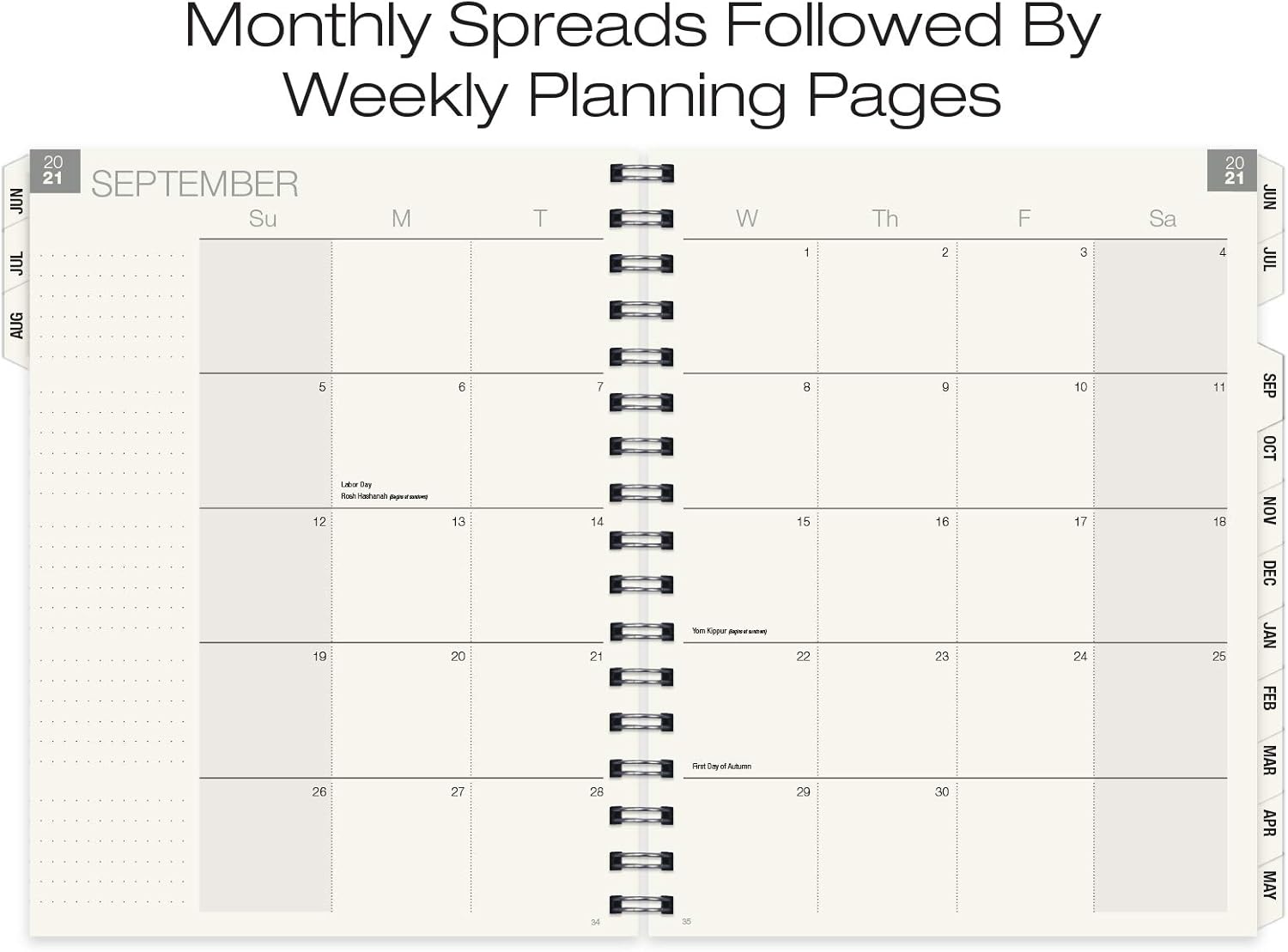 Essential 7x9 Monthly & Weekly 2021-2022 Planner - (7x9 - June 2021 Through July 2022) : Office Products