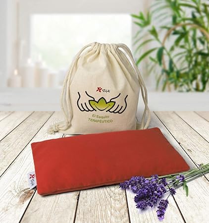 Saquito térmico terapéutico con bolsita protectora (17 x 30 cm ...