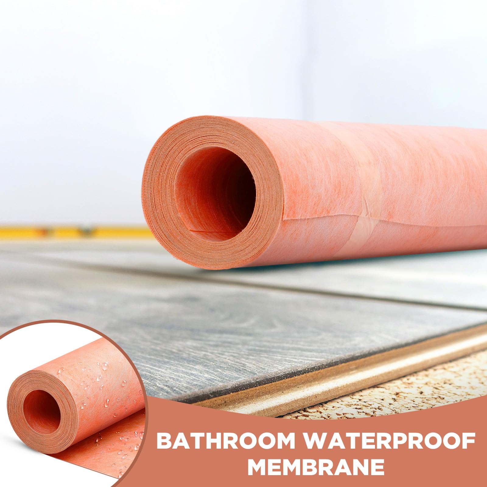 Mua 108 Sq ft/ 3.3 x 33 ft Waterproof Membrane for Bathroom Shower ...
