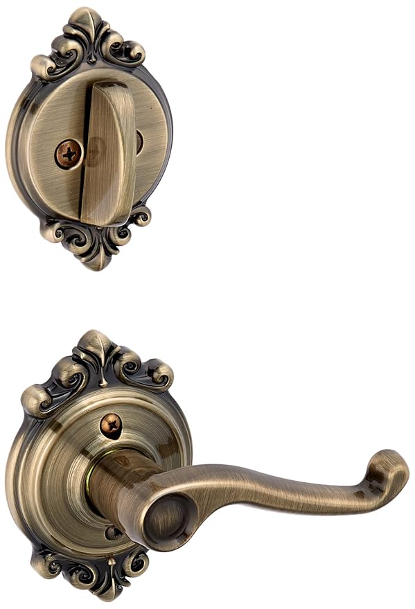 Schlage Lock Company F94FLA609BRKRH Antique Brass Interior Pack Flair