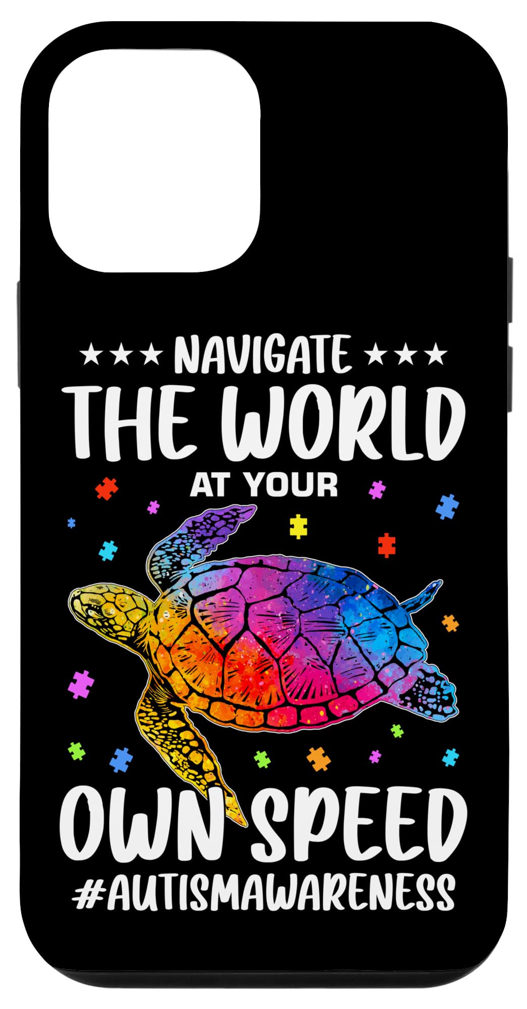 Funny Autism Spectrum Design for Autism Awareness Case for iPhone 12 mini