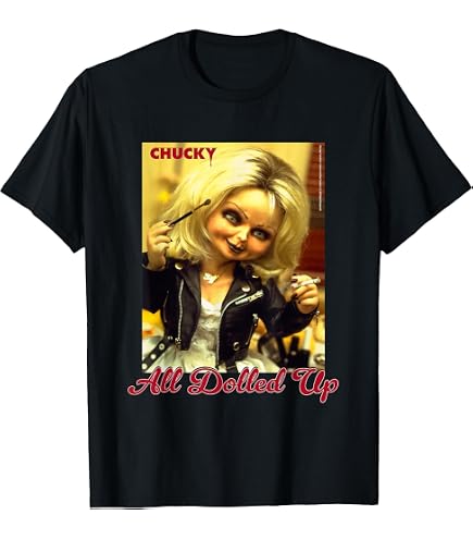 Amazon.com: Bride of Chucky Tiffany Hand on Hip T-Shirt T-Shirt
